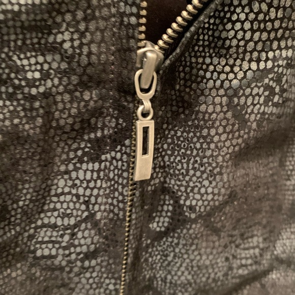 Vintage Iconic Preston of York Genuine Leather 90’s Snake Skin Print Jacket - Picture 10 of 11